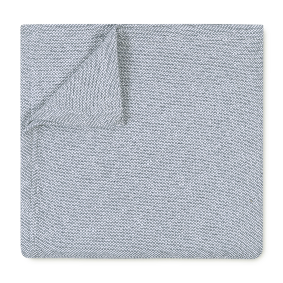 Basketweave Blanket, Dusty Blue - Riviera Home