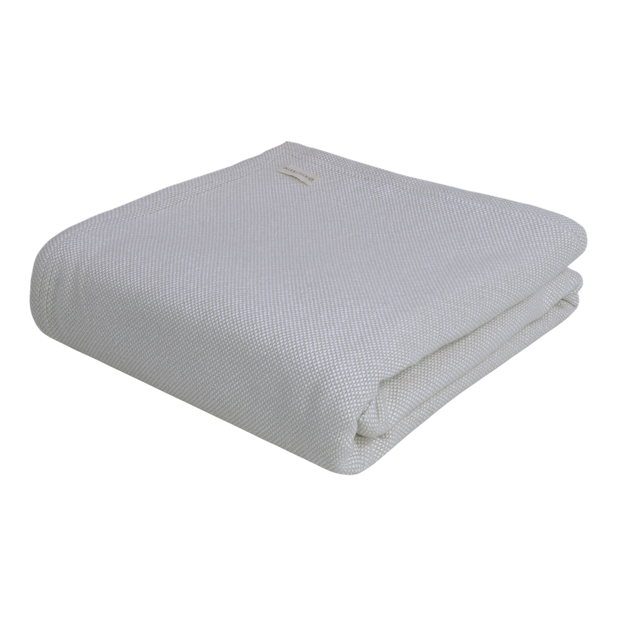 Basketweave Blanket, Warm Grey - Riviera Home