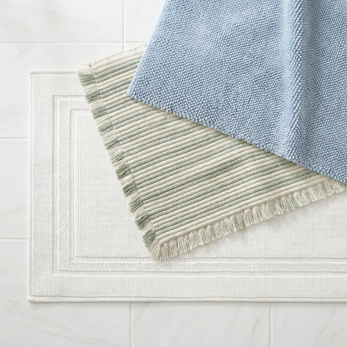 Spa Border Bath Mat - Riviera Home