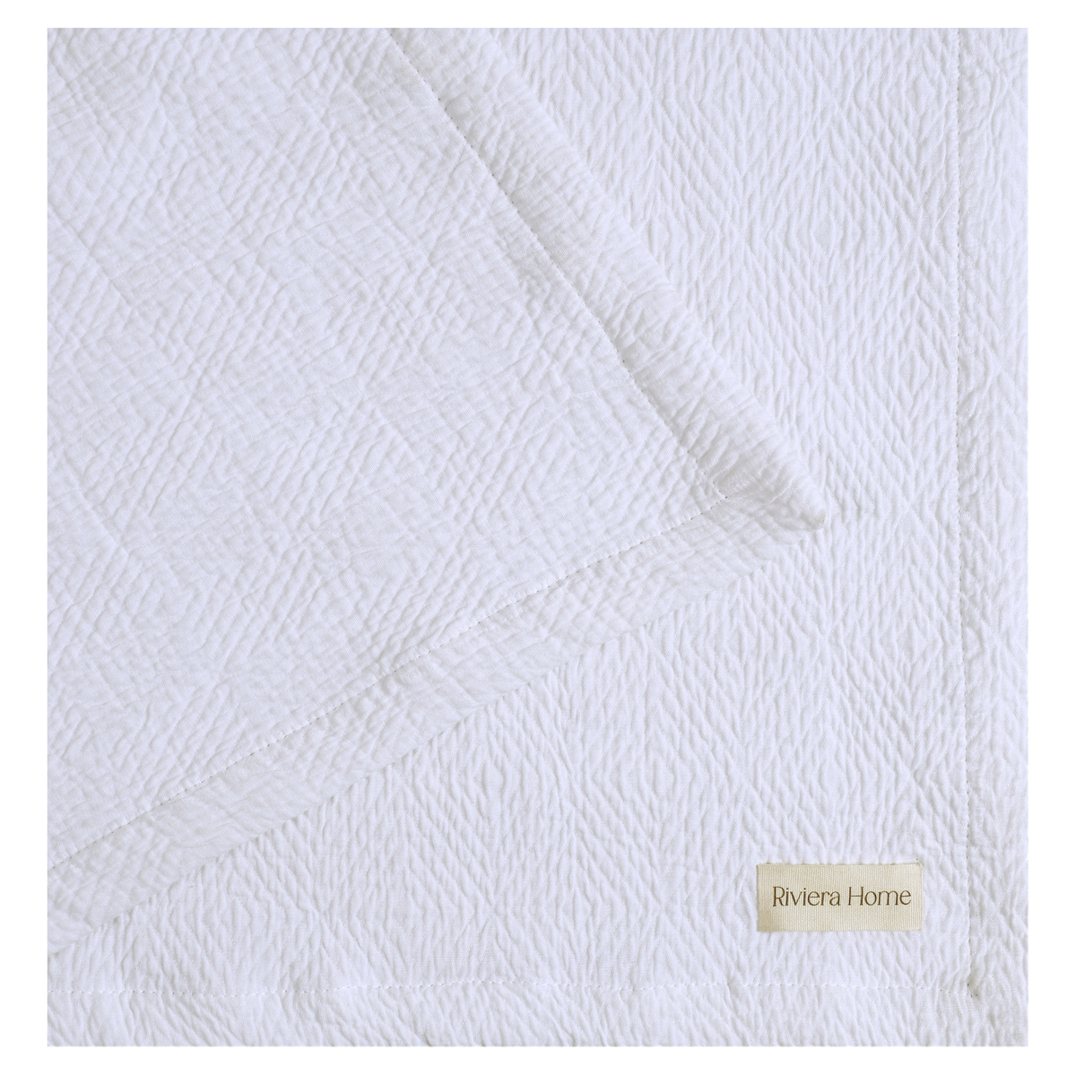 Diamond Cotton Coverlet - Riviera Home