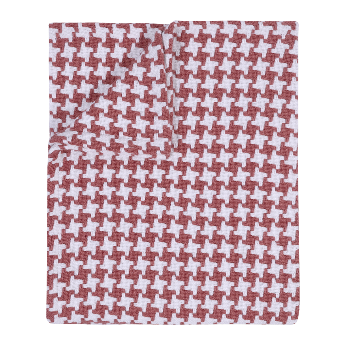 Houndstooth Blanket, Canyon Rose - Riviera Home