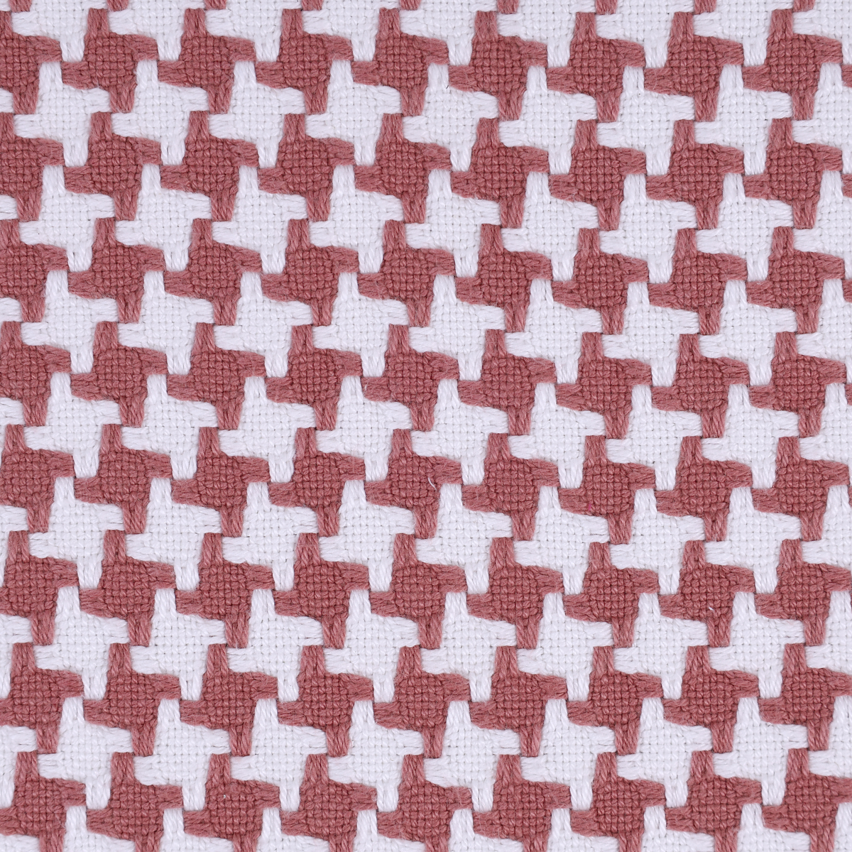 Houndstooth Blanket, Canyon Rose - Riviera Home