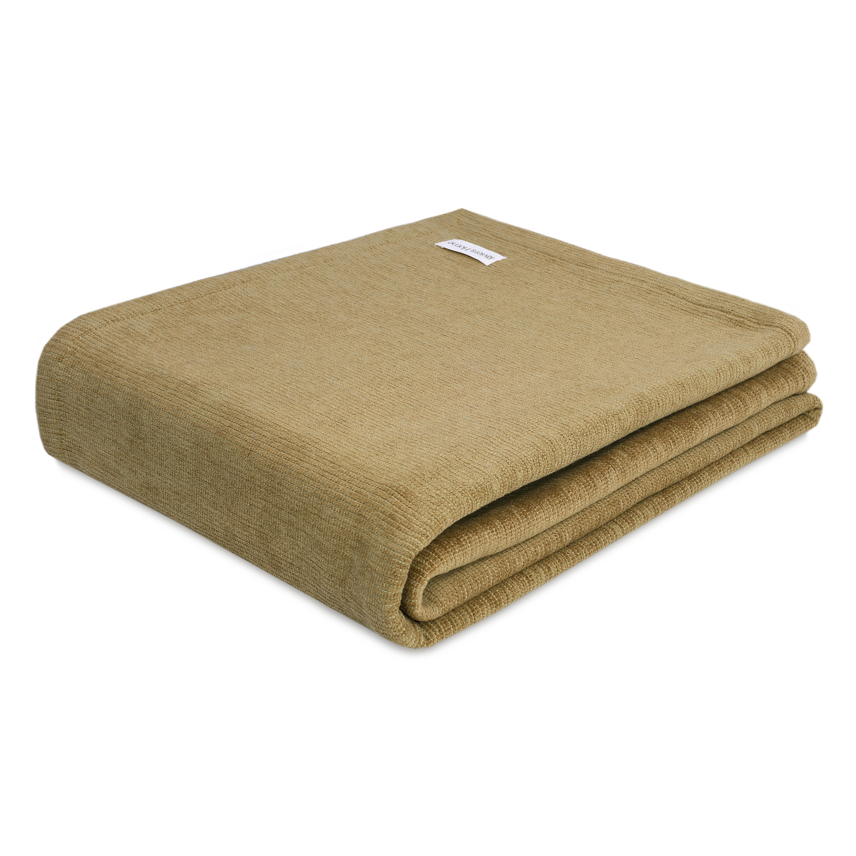 Jagged Rib Chenille Blanket, Lark - Riviera Home