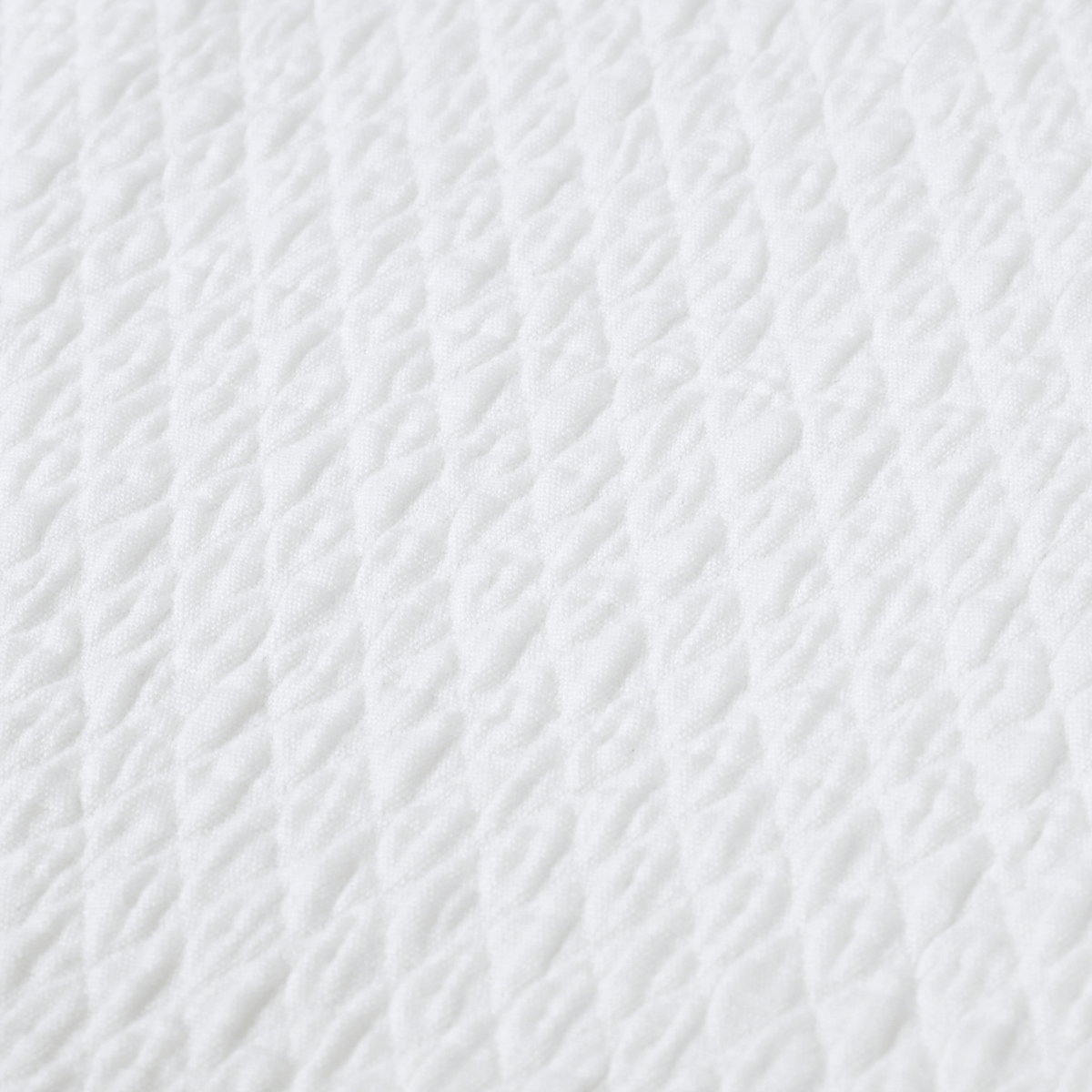 Mini Diamond Cotton Coverlet, Snow White - Riviera Home