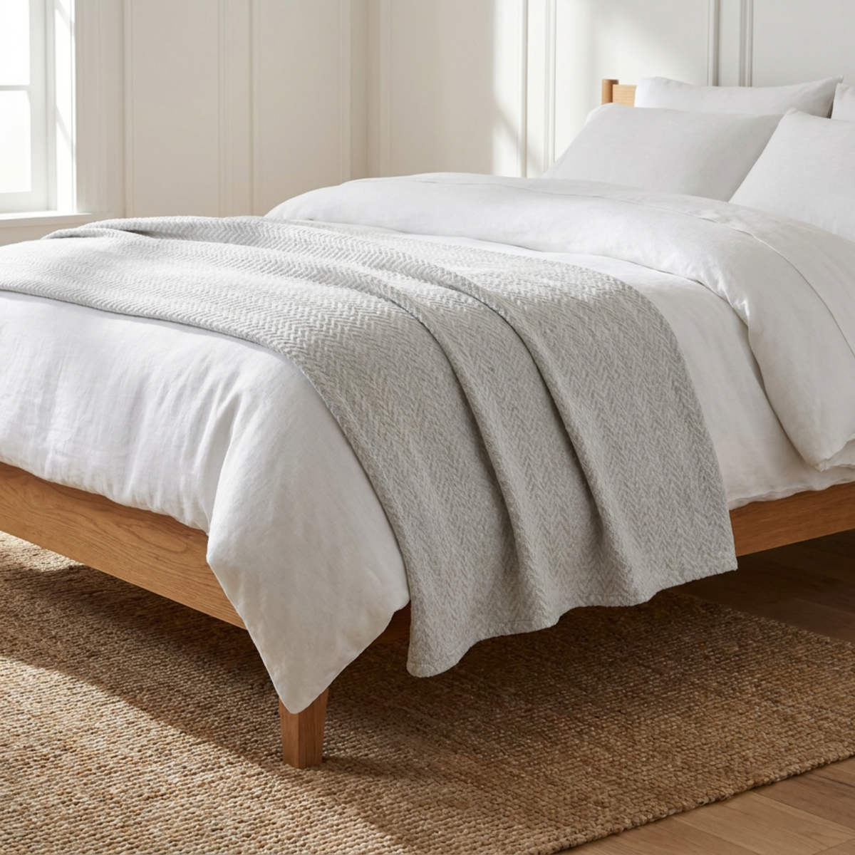 Ripple Yarn Dyed Coverlet, Multi - Riviera Home