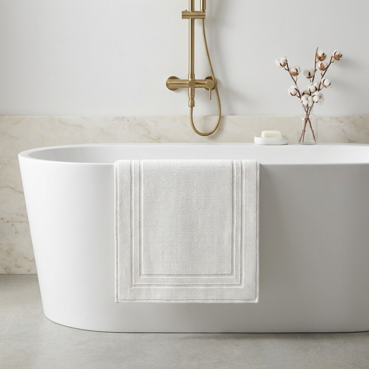 Spa Border Bath Mat - Riviera Home
